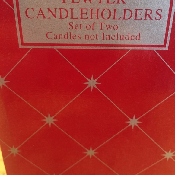 Home for the Holidays Pewter Angel Candleholders - Picture 2 of 8